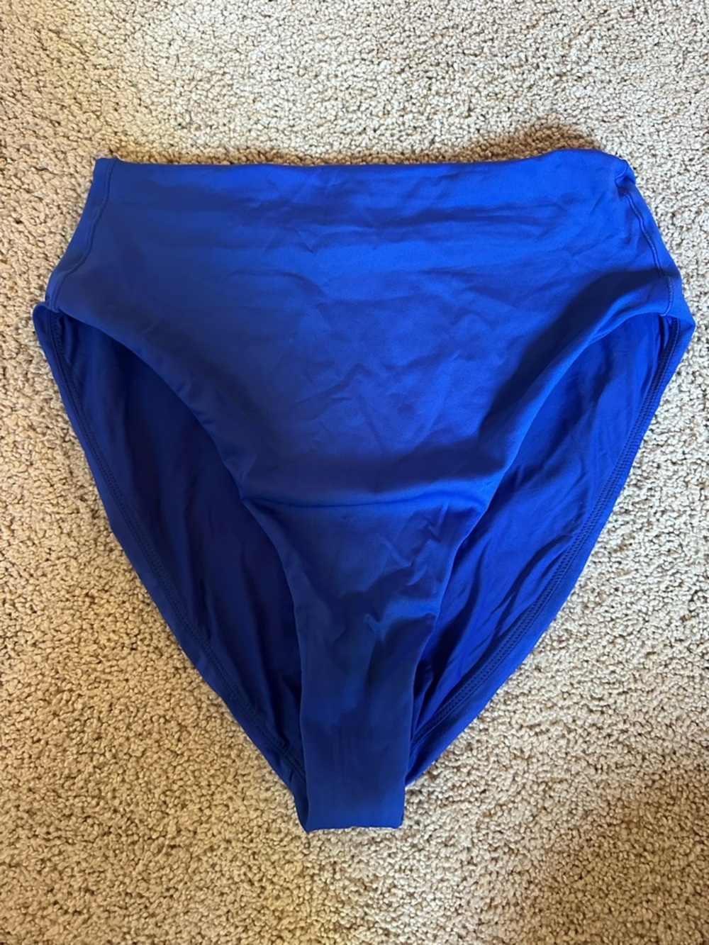 Left On Friday High-Waist Bikini Bottoms in Royal Blue